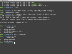 Running Repeater Programme is super easy.  So is stopping it