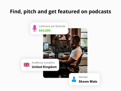 Find, pitch and get featured on podcasts