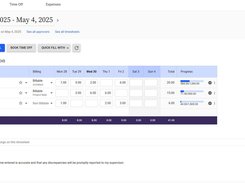Track time to project tasks