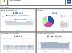 Basic SEO Report | 50+ more KPIs inside the template!