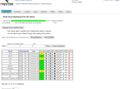 RLM Cloud Dashboard