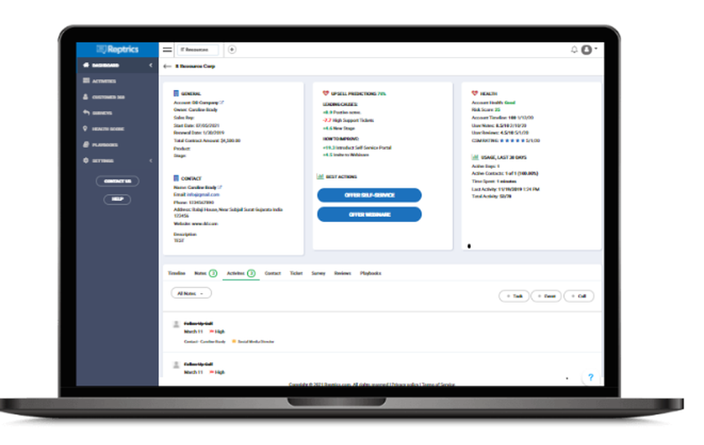 Reptrics Screenshot 1