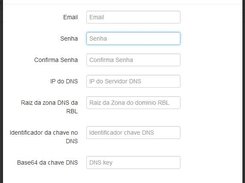 Cadastro de um novo usuário