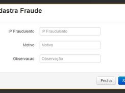Cadastramento via interface WEB