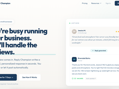 Reply Champion Website