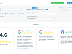 Review Widgets (Google review widgets, Facebook review widgets, etc)