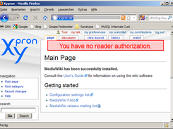 No authorization