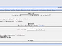 Import CSV/XLS files