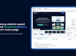 Debug website speed and recommendations from every page.