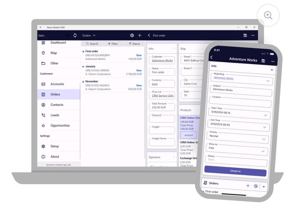 Resco Field Sales+ Screenshot 1