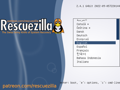 Many languages supported thanks to the Rescuezilla community using Weblate!