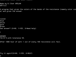 Resistance Color Code Quiz