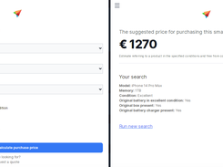 Buyback front end form