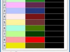Cadastro de Esquemas de Cores para as reservas