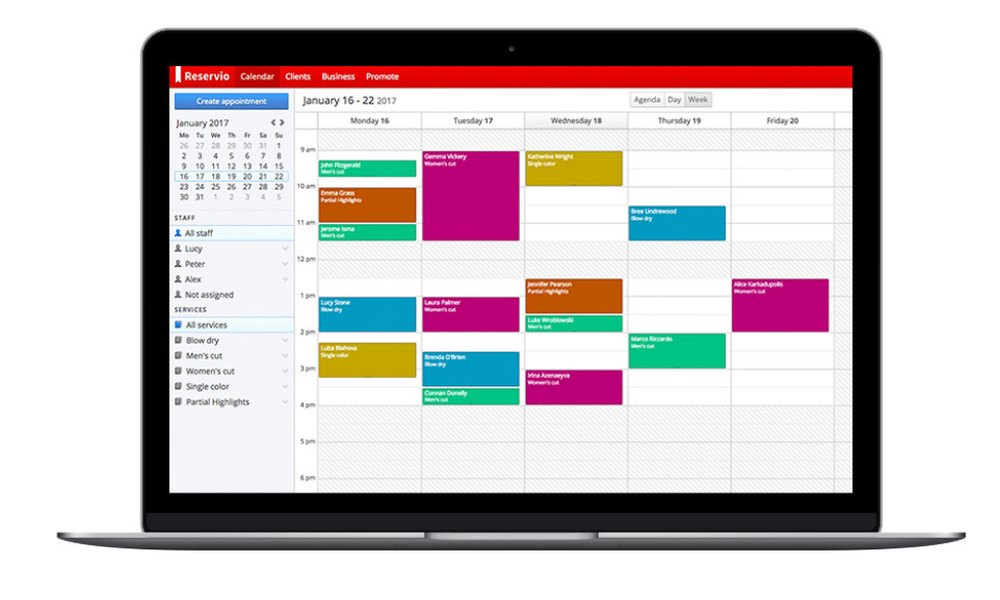 Reservio-Calendar