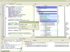 finding some type of index and highlight file tree (blue) 