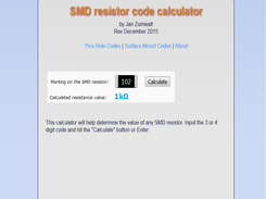Surface mount resistor codes