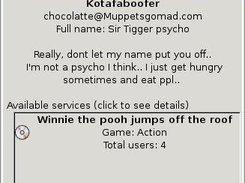 proposed User Details Window
