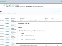 audit log with old value copy