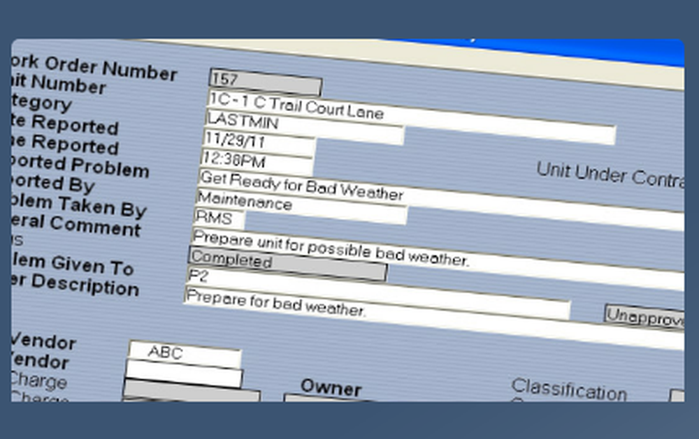 Resort Management System (RMS) Screenshot 1