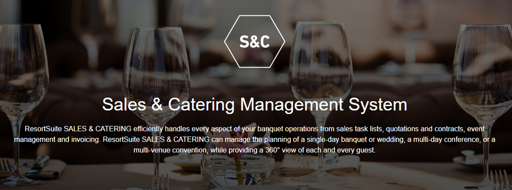 ResortSuite SALES & CATERING Screenshot 1