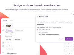 Assign work and avoid overallocation