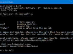 Resource Tuner Console command-line interface