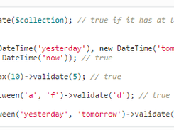 Respect\Validation Screenshot 1