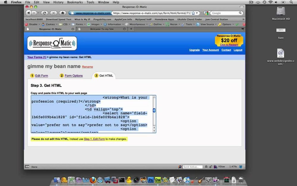 Response-O-Matic Screenshot 1