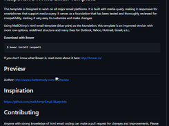 Responsive HTML Email Template Screenshot 1