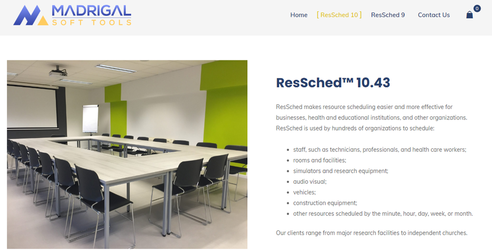 ResSched Screenshot 1