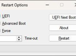 Go to UEFI firmware user interface on next boot