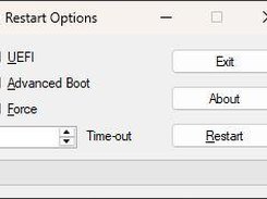 Restart Options Screenshot 1