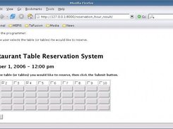 Restaurant Table Reservation System Screenshot 3