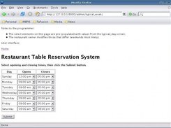 Restaurant Table Reservation System Screenshot 4