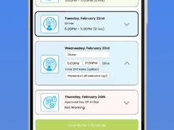 Restaurant Schedules Made Simple Screenshot 1