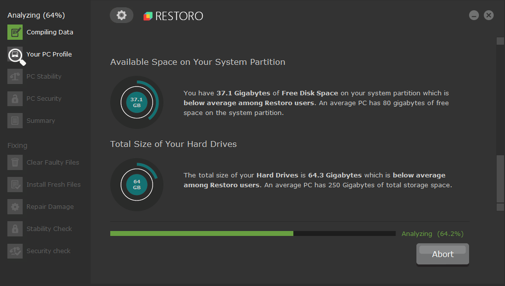 Restoro Screenshot 1