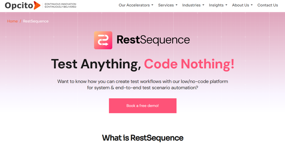 RestSequence Screenshot 1