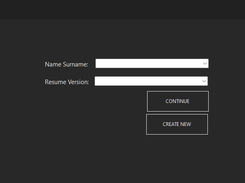 login form