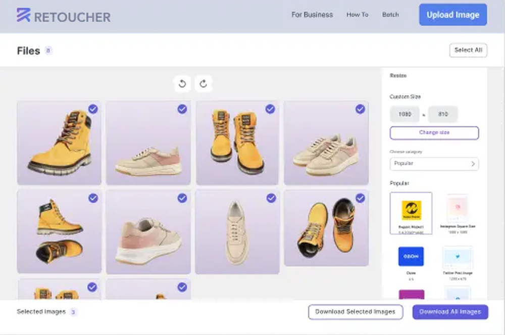 Retoucher Online Screenshot 1