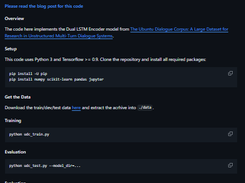 Retrieval-Based Conversational Model Screenshot 1