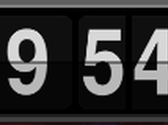 Retro Flip Clock Gadget Screenshot 1