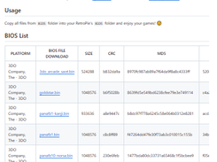 RetroPie BIOS Screenshot 1