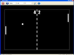Retro Pong .NET main window