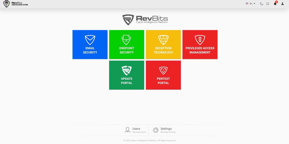 RevBits Cyber Intelligence Platform Screenshot 1