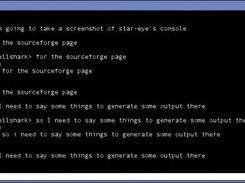 A sample of Revbot's console output