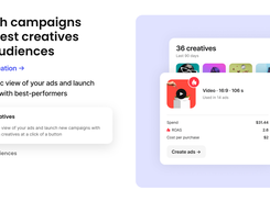 Get a bird’s eye view of your ads and launch new campaigns with top-performing creatives and audiences at a click of a button