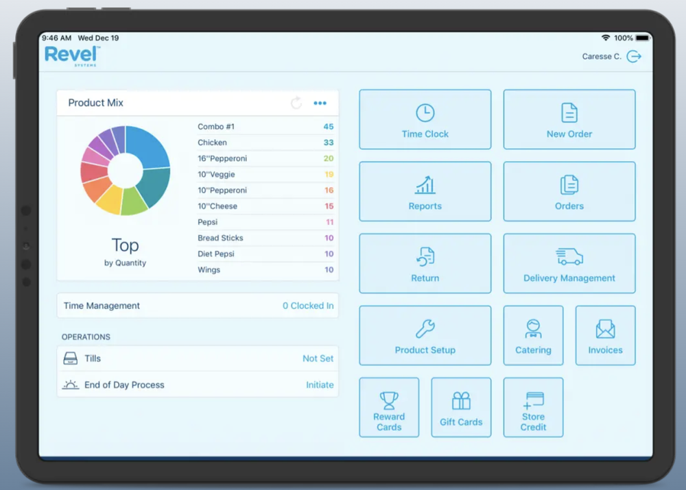 Revel Systems Screenshot 1