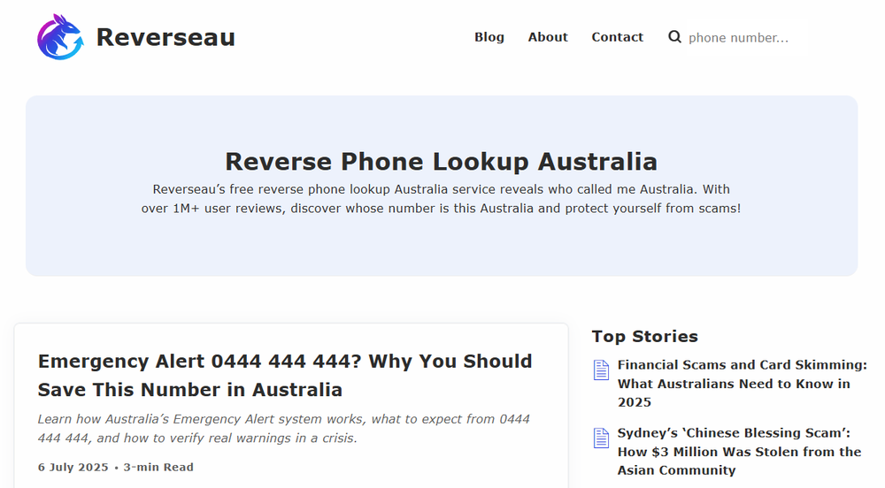 Screenshot of Reverseau