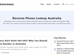 Screenshot of Reverseau